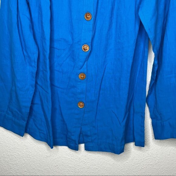 J. Peterman Cotton Blouse nwot - Picture 3 of 7